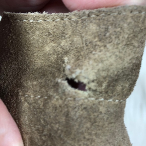 (Not for Sale) J. Crew tan suede lace up booties - Picture 5 of 6